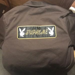supreme playboy coach jacket